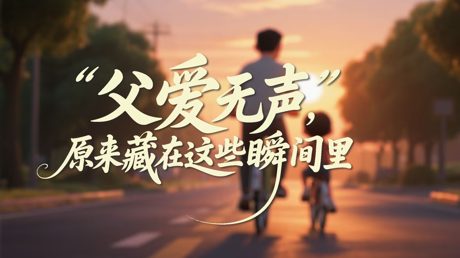 父愛無聲，原來藏在這些瞬間里